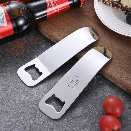 304 Stainless Steel Bottle Opener Household Use Metal Cap Lifter