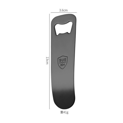 Stainless Steel Bottle Opener Custom Logo Metal Cap Lifter for Beer and Wine
