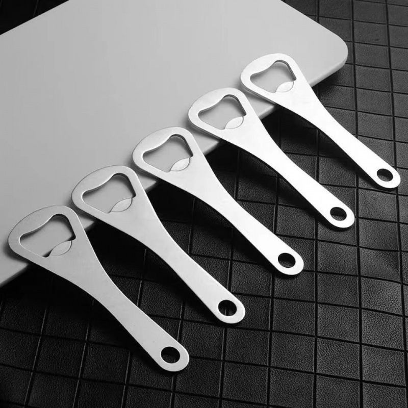 9cm Long Stainless Steel Bottle Opener Free Sample Metal Cap Lifter for Beer