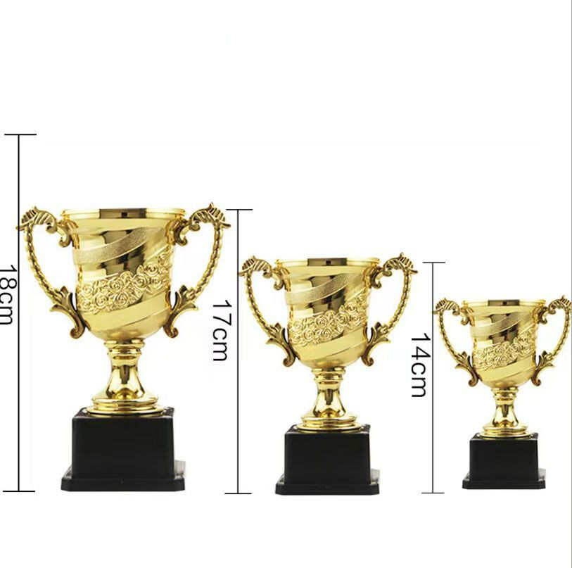 Custom Award Plastic Mini Trophy Customized logo small trophies for Children