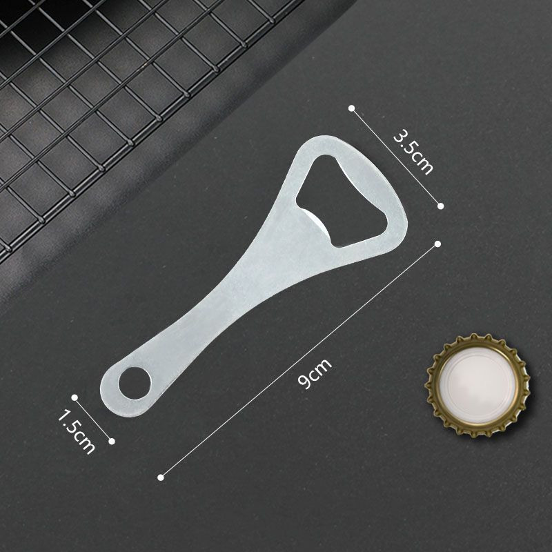 9cm Long Stainless Steel Bottle Opener Free Sample Metal Cap Lifter for Beer
