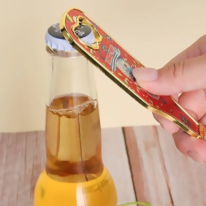 Custom Designed Cap Lifter Keychains Home Used Portable Metal Bottle Openers with customized logo