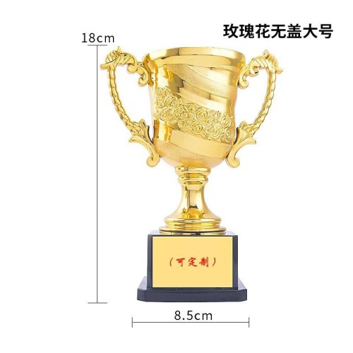 Custom Award Plastic Mini Trophy Customized logo small trophies for Children