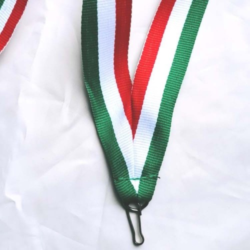 Ready Made Ribbon Polyester lanyard for sports medal