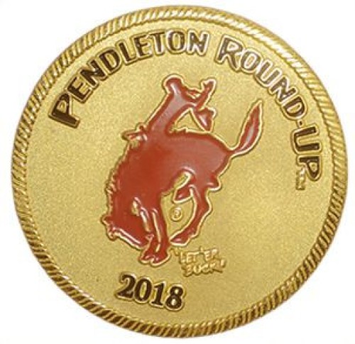 Custom Designed Challenge Coins Round Shape Engraved Logo on Both Side Gold Silver Coin