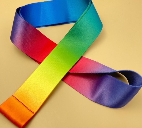 Ready Made Ribbon Polyester lanyard for sports medal