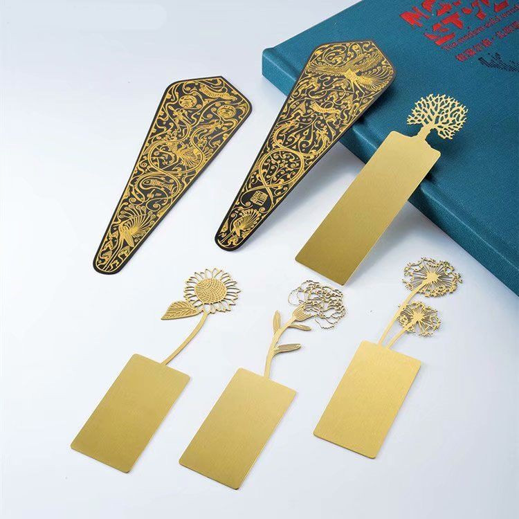 Custom Metal Bookmark Personalized design Bookmarker with ruler