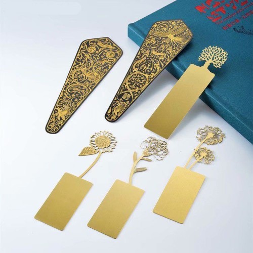 Custom Metal Bookmark Personalized design Bookmarker with ruler