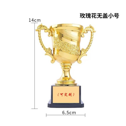 Custom Award Plastic Mini Trophy Customized logo small trophies for Children